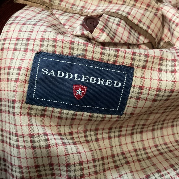 Saddlebred Corduroy Sport Coat 46L - Picture 4 of 5